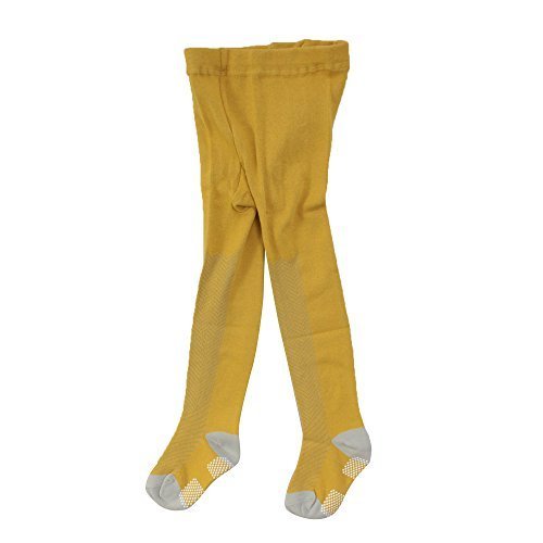 （セラフ）Seraph ヘリンボン柄コントラストタイツ防寒 80～90 マスタード,ベビー,タイツ,