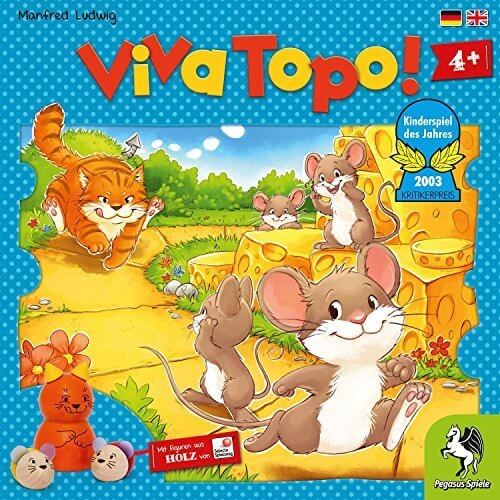 ねことねずみの大レース　Viva Topo! [並行輸入品],ボードゲーム,おすすめ,子ども