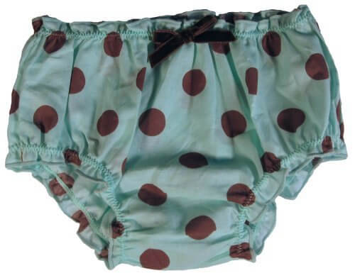 mili b/ミリビー ベビーブルマ ミントｘブラウン コットン 12-18か月,ベビーブルマ,