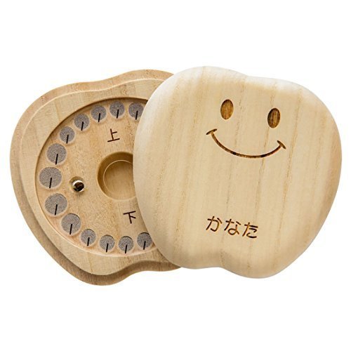 乳歯入れ　乳歯ケース 《ティース君》 桐の乳歯ボックス (スマイルティース君）,赤ちゃん ,誕生記念,