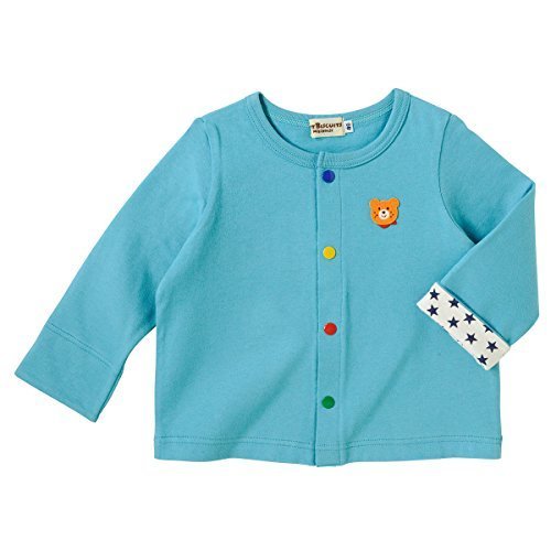 ミキハウス ホットビスケッツ (MIKIHOUSE HOT BISCUITS) カーディガン 71-5801-970 90cm Ｓブルー,子供服,カーディガン,