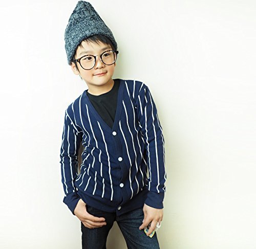 ストライプ Vネック カーディガン 男の子 女の子 カーディガン 羽織り ジャケット パーカ 通学 男の子,子供服,カーディガン,