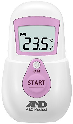 エー・アンド・デイ 非接触体温計UT-701(でこピッと)ピンク,赤ちゃん,体温計,