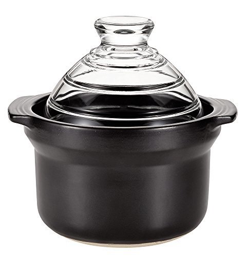 パール金属 おかゆ ご飯鍋 1合 炊き ガラス蓋付 ガス火専用 炊飯器 レシピ付き あじわい L-1806,7倍粥,