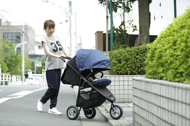 段差体験,ベビーカー,アップリカ,ズムーヴ