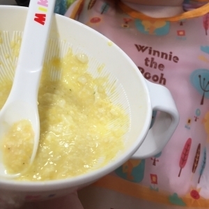 離乳食初期★ミキサーでとうもろこし豆腐,離乳食,ミキサー,