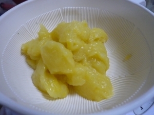 白菜とジャガイモのペースト,離乳食,ミキサー,