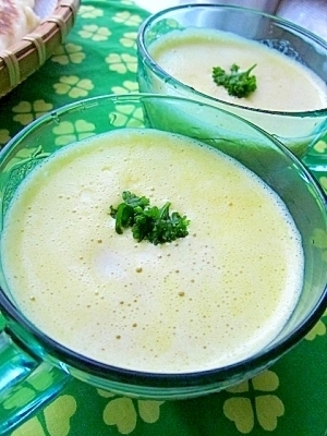 かぼちゃの冷製豆乳ポタージュ,離乳食,ミキサー,