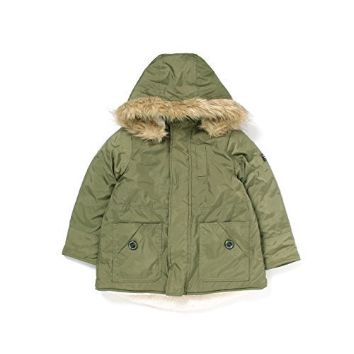 (ハッシュアッシュ) HusHusH 【150cmまで】リバーシブルモッズコート 51243006 15(150cm) カーキ(027),子供服,コート,
