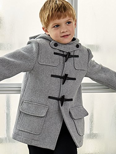 (ユナイテッドアローズ グリーンレーベル リラクシング) UNITED ARROWS green label relaxing 【キッズ】カルゼ ダッフルコート 38251990744 1555 MD.GRAY(15) 115,子供服,コート,