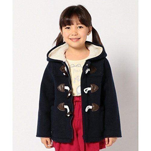 エニィファム キッズ（any FAM KIDS） 【SCHOOL】裏ボアボンディング ダッフルコート【ネイビー系/140】,子供服,コート,