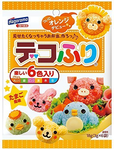 はごろも デコふり6色たまご風味 3g×6袋×5個 (5456),キャラ弁,作り方,