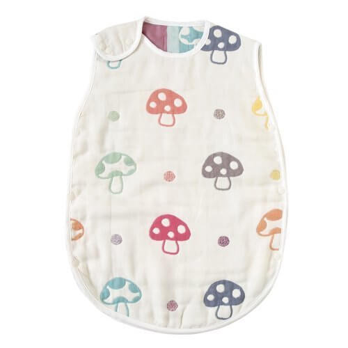 ホッペッタ Hoppetta champignon 6重ガーゼスリーパー 7225,11月,出産準備,