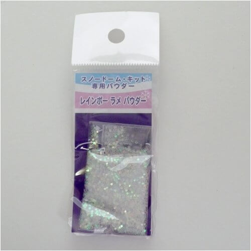 スノードーム自作キット レインボーラメパウダー,手作り,スノードーム,
