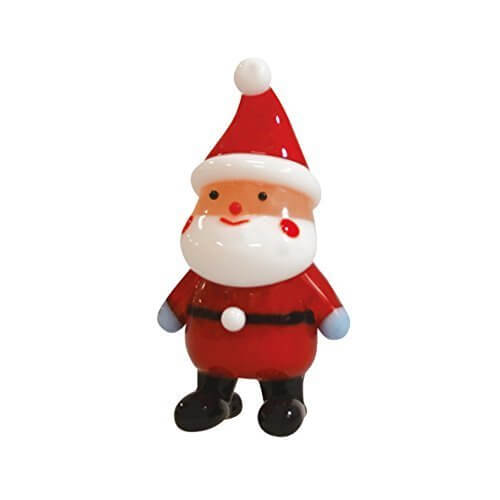 かわいい手作り ガラス細工 クリスマス オーナメント :よいこのサンタ CYK1289,手作り,スノードーム,