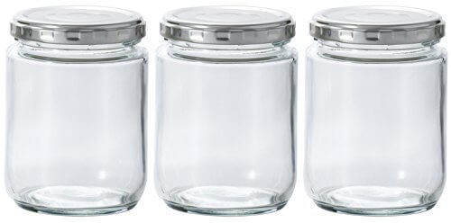 アデリア ツイストキャップ容器 250 3個セット M6522,手作り,スノードーム,