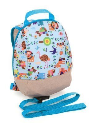 迷子紐つきのリュックサック　迷い子防止　ナイロン製のリュック　雨にも強い お餅担ぎ　一升餅＊出産祝いやギフトにもどうぞ＝ベビー用品 (ブルー),出産祝い,リュック,