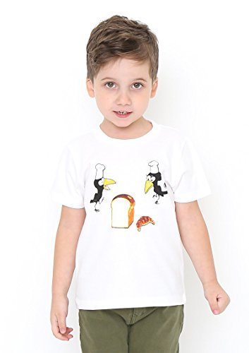(グラニフ)graniph コラボレーションキッズ Tシャツ / からすのパンやさん ( かこさとし ) ( ホワイト ) 100,かこさとし　,Tシャツ,からすのパンやさん