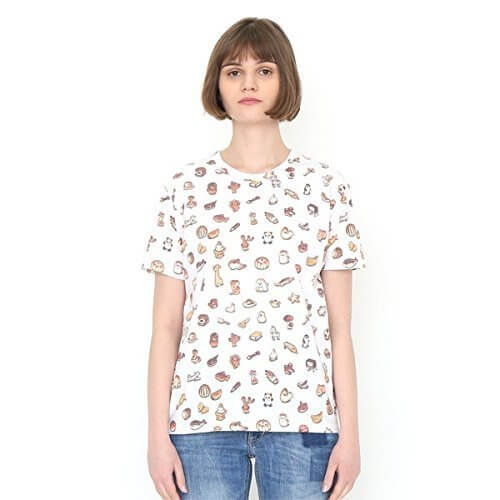 グラニフ（graniph） 【ユニセックス】かこさとしマルチパターンショートスリーブティー(からすのパンやさんパターン)【001ホワイト/M】,かこさとし　,Tシャツ,からすのパンやさん