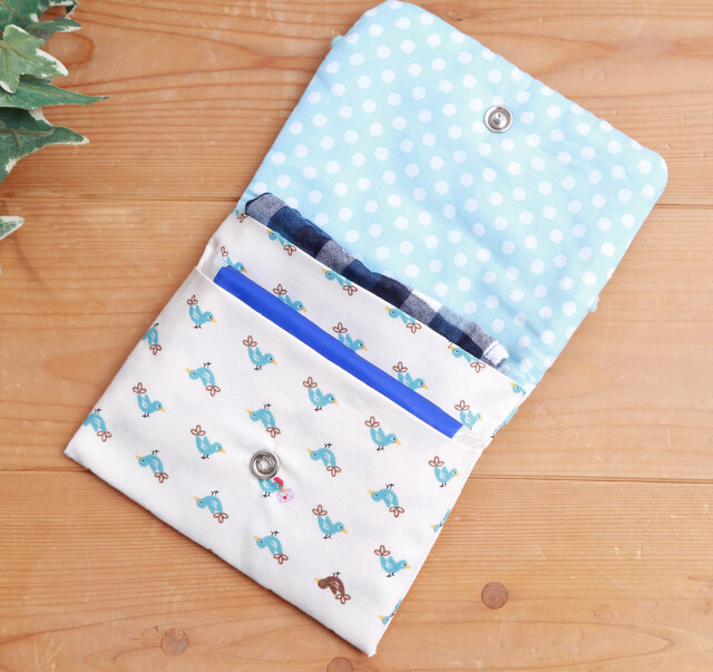 ティッシュポーチ,手作り,ポーチ,