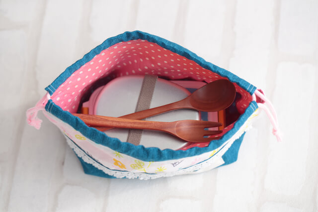 お弁当ポーチ,手作り,ポーチ,