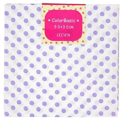 LECIEN (ルシアン) Color Basic カットクロス 約50cm幅×30cm Col.54 ホワイト ドット 71,手作り,ポーチ,