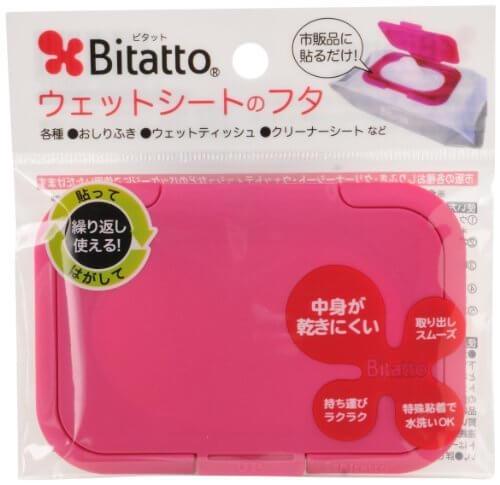 Bitatto ビタット ウェットシートのふた ストロベリー,手作り,ポーチ,