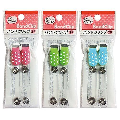 ナカトシ産業 バンドクリップ2P 色混み 10入 437-TSP,手作り,ポーチ,