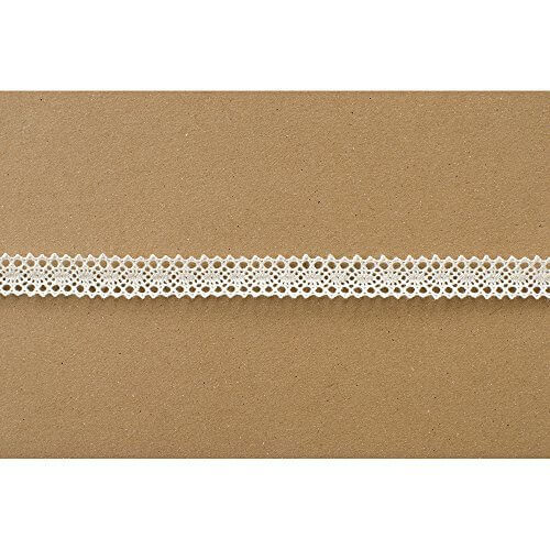 コットンリボン レース-2 アイボリー 13mm幅×10m巻 RO-LR2,手作り,ポーチ,