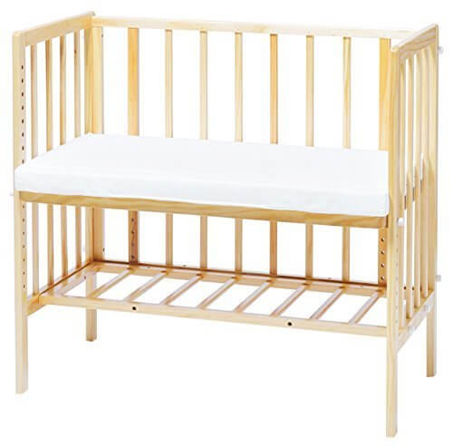 大和屋 そいねーる プラス ナチュラル 敷マットが同梱された添い寝ベビーベッド,コンパクトベッド,