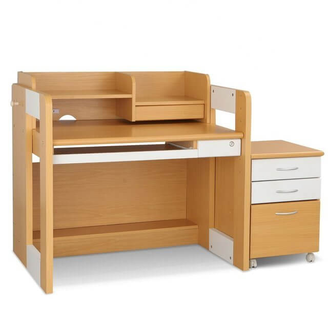 キーボードスライダー付き 学習デスク パソコンデスク マルチデスク 勉強机 高さ調整 デスク ナチュラル,ライフスタイル,学習机,選び方