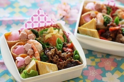 色とりどり稲荷ずし,お花見,レシピ,