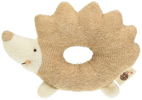 ホッペッタ プラス Hoppetta plus オーガニックコットン がらがら はりねずみ,赤ちゃん,おもちゃ,