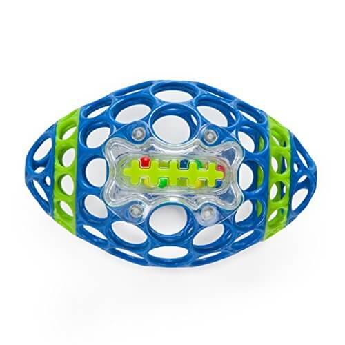 O'ball オーボール グラブ&ラトル・フットボール レッド (10347-01) by Kids II,赤ちゃん,おもちゃ,