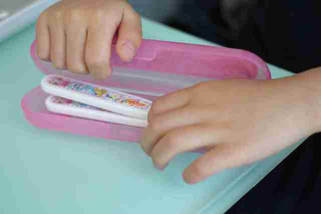 「HUGっと!プリキュア」 スプーンケース お弁当 幼稚園,入園準備,セリア,