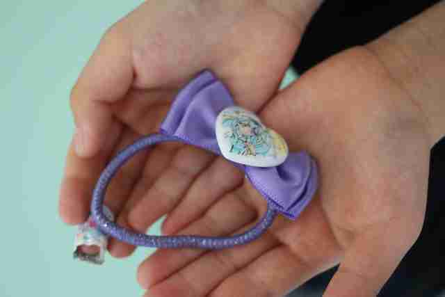 「HUGっと!プリキュア」 薬師寺さあやちゃん ヘアゴム,入園準備,セリア,