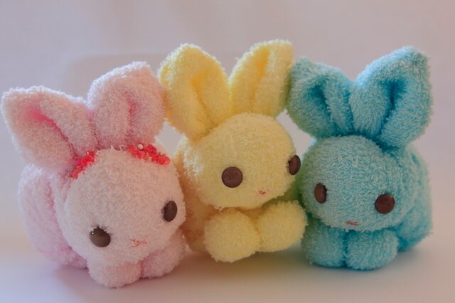 うさぎのぬいぐるみ,子供服,リメイク,