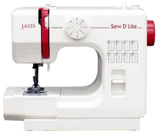 JANOME コンパクト電動ミシン 【sew D`Lite】 JA525,子供服,リメイク,