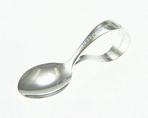 ハローキティと宮本商行のコラボレーションシルバーベビースプーン【出産祝い】,銀のスプーン,出産祝い,ブランド