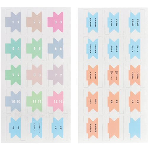 コクヨ ジブン手帳 Goods インデックスシール ニ-JG1,手作り,手帳,