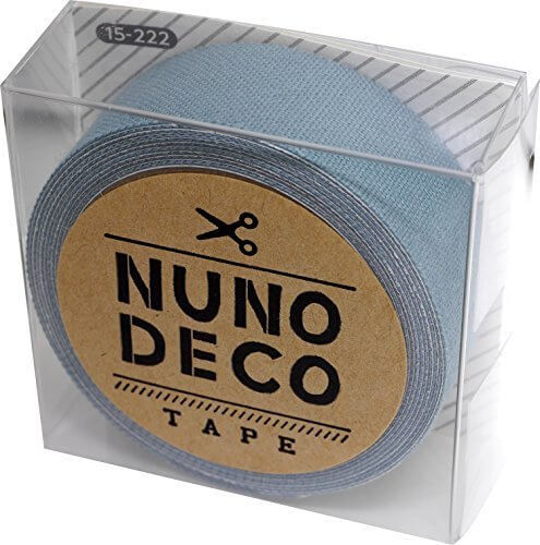 KAWAGUCHI(カワグチ) NUNO DECO TAPE ヌノデコテープ 1.5cm幅 1.2m巻 ふゆのそら 15-222,幼稚園,デコ,ヌノデコ