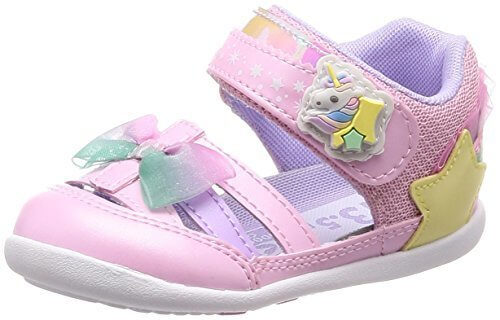 [キャロット] サマーシューズ ベビー 靴 マジック 足に優しい 足育 ゆったり CR B103 ピンク 13.5 cm 2E,ベビー,サンダル,おすすめ