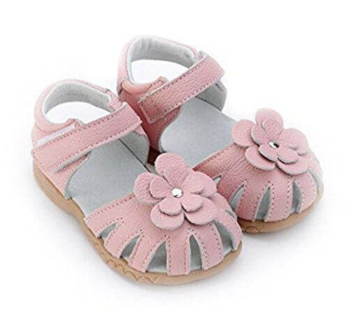 NEWSTORY お花 モチーフ で デザイン も 質感 も 素敵 な ベビー 女の子 サンダル (ピンク, 14.5㎝(24)),ベビー,サンダル,おすすめ