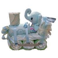 汽車のおむつケーキ,100均,出産祝い,おむつケーキ