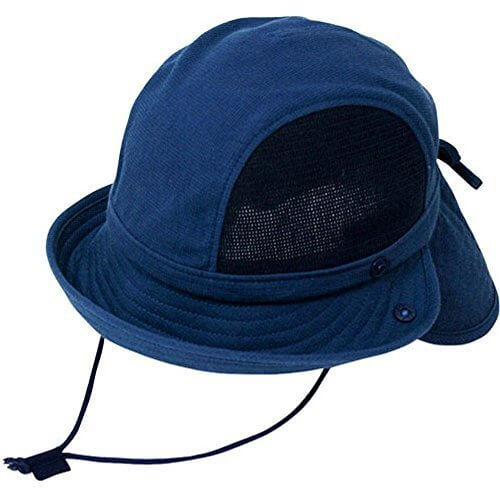 (ベル・モード)Les belles modes 子ども用ＵＶカット帽子 S ネイビー,UVカット,帽子,