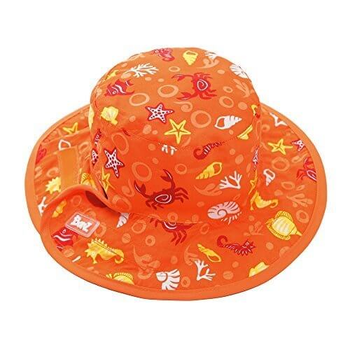 Banz(バンズ) オーストラリア発 リバーシブルハット UPF50+ UVカット ベビー用 海の生き物オレンジ,UVカット,帽子,