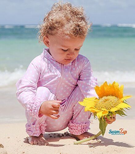 SwimZip (スイムジップ) Sassy Surfer ロンパー水着 (18-24ヶ月),ベビー,ラッシュガード,