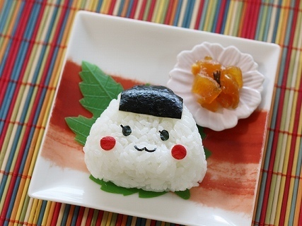 おむすびやさんキャラのおにぎり,簡単,キャラ弁,