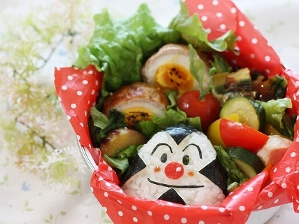 おむすびまん弁当,簡単,キャラ弁,