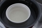 炊飯器でついで作り　10倍がゆ,離乳食,炊飯器,おかゆ